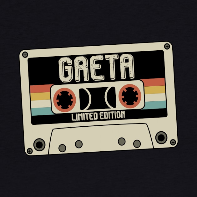 Greta - Limited Edition - Vintage Style by Debbie Art